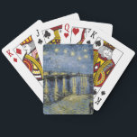 Vincent van Gogh - Starry Night 1888 Playing Cards<br><div class="desc">Vincent van Gogh - Starry Night (La Nuit etoilee)1888</div>
