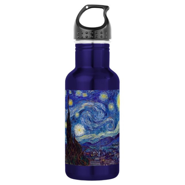 VINCENT VAN GOGH - Starry night 1889 532 Ml Water Bottle (Front)