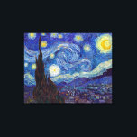 VINCENT VAN GOGH - Starry night 1889 Canvas Print<br><div class="desc">VINCENT VAN GOGH - Starry night 1889</div>