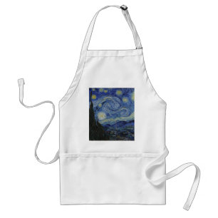 Vincent Van Gogh - Starry Night. Art Painting Standard Apron