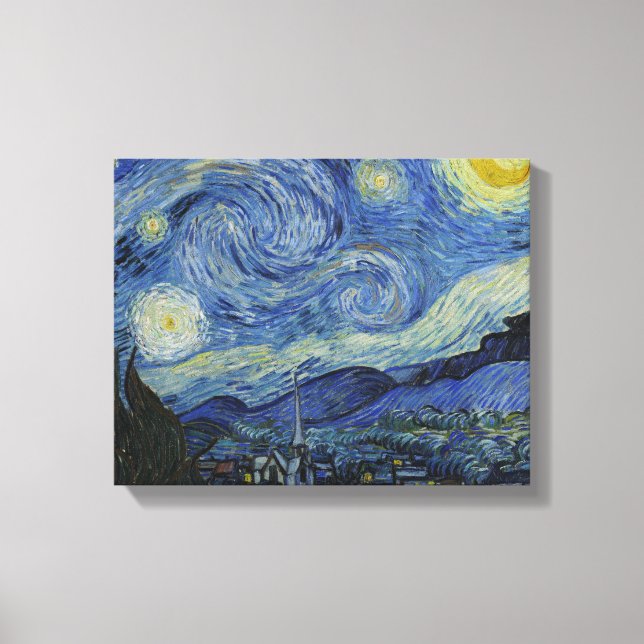Vincent van Gogh - Starry Night Canvas Print (Front)