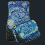 Vincent van Gogh - Starry Night Car Mat<br><div class="desc">Starry Night, famous painting by Vincent van Gogh</div>