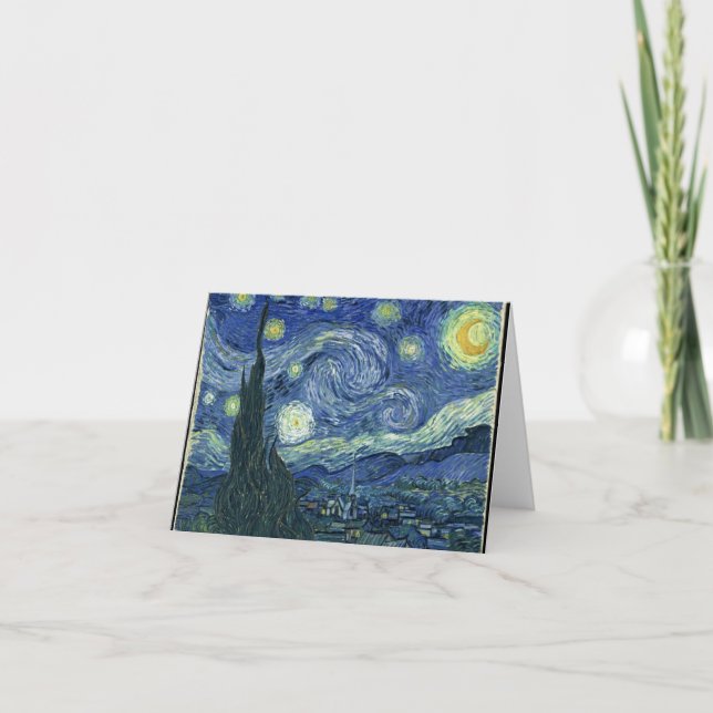 Vincent van Gogh - Starry night - Card (Front)