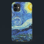 Vincent van Gogh Starry Night iPhone 11 Case<br><div class="desc">This image is the oil on canvas painting "The Starry Night" done in 1889 by Dutch post-impressionist artist Vincent Willem van Gogh (1853-1890). It is a night view of the village of Saint-Remy as seen from the window in his room at the sanitarium. It is our Fine Art Series no....</div>