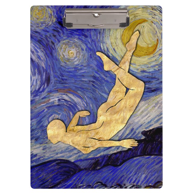 Vincent Van Gogh Starry Night Clipboard (Front)