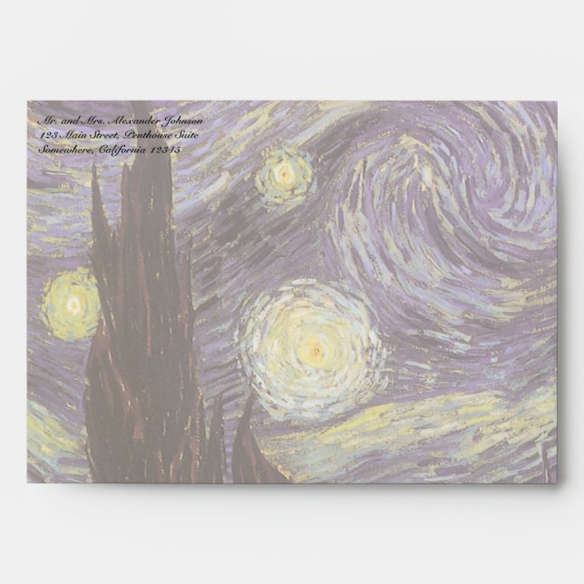 Vincent van Gogh - Starry Night Envelopes (Front)