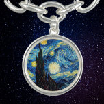 Vincent Van Gogh Starry Night Fine Art Bracelet<br><div class="desc">Vincent Van Gogh Starry Night Fine Art Bracelet</div>