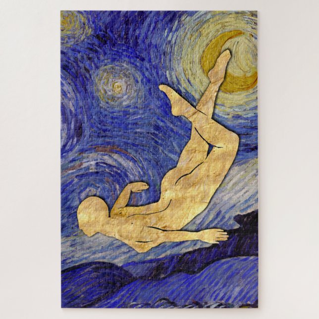 Vincent Van Gogh Starry Night Jigsaw Puzzle (Vertical)