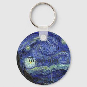 Vincent van Gogh, Starry Night Keychain