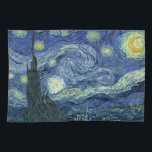 Vincent Van Gogh Starry Night Kitchen Towel<br><div class="desc">Vincent Van Gogh Starry Night Kitchen Towel.  Makes a unique and lasting gift for any Van Gogh lover.</div>