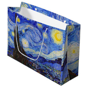 Vincent van Gogh," Starry night" Large Gift Bag