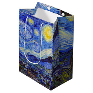 Vincent van Gogh," Starry night" Medium Gift Bag