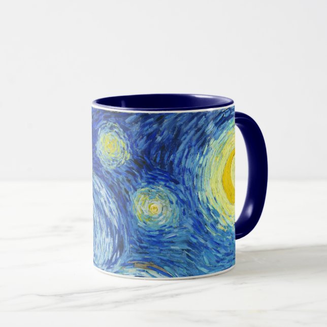 Vincent van Gogh Starry Night Mug (Front Right)