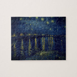 Vincent Van Gogh Starry Night on the Rhone Puzzle