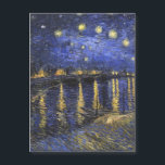 Vincent Van Gogh Starry Night Over The Rhone<br><div class="desc">Vincent Van Gogh Starry Night Over the Rhone Starry Night Over the Rhone (September 1888) is one of Vincent van Gogh's paintings of Arles at night time in Arles. It was painted at a spot on the bank of the Rhone River that was only a one or two-minute walk from...</div>