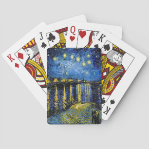 Vincent Van Gogh Starry Night Over The Rhone 1888 Playing Cards
