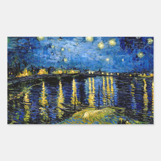 Vincent Van Gogh Starry Night Over the Rhone 1888 Sticker