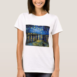 Vincent Van Gogh Starry Night Over the Rhone 1888 T-Shirt