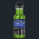 Vincent Van Gogh Starry Night Over The Rhone 532 Ml Water Bottle<br><div class="desc">Vincent Van Gogh Starry Night Over the Rhone Starry Night Over the Rhone (September 1888) is one of Vincent van Gogh's paintings of Arles at night time in Arles. It was painted at a spot on the bank of the Rhone River that was only a one or two-minute walk from...</div>