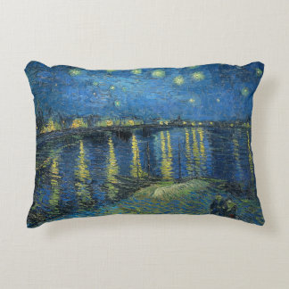 Vincent van Gogh - Starry Night Over the Rhone Accent Pillow
