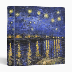 Vincent Van Gogh Starry Night Over The Rhone Binder
