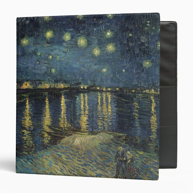 Vincent van Gogh | Starry Night Over the Rhone Binder (Front/Inside)
