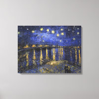 Vincent Van Gogh Starry Night Over The Rhone