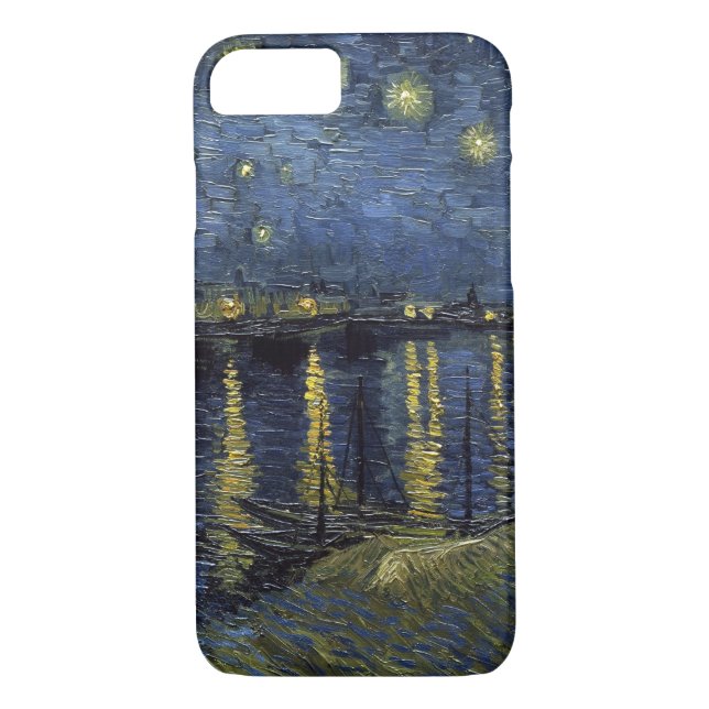 Vincent van Gogh Starry Night over the Rhone Case-Mate iPhone Case (Back)
