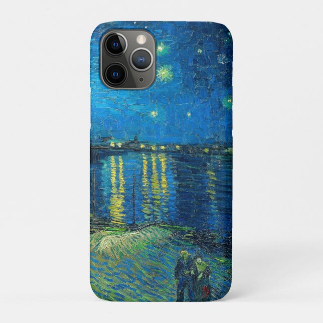 Vincent Van Gogh Starry Night Over The Rhone Case-Mate iPhone Case (Back)