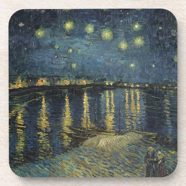 Vincent van Gogh | Starry Night Over the Rhone Coaster (Front)