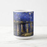 Vincent Van Gogh Starry Night Over The Rhone Coffee Mug<br><div class="desc">Vincent Van Gogh Starry Night Over the Rhone Starry Night Over the Rhone (September 1888) is one of Vincent van Gogh's paintings of Arles at night time in Arles. It was painted at a spot on the bank of the Rhone River that was only a one or two-minute walk from...</div>