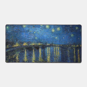 Vincent van Gogh - Starry Night Over the Rhone Desk Mat