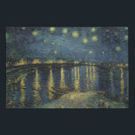 Vincent van Gogh | Starry Night Over the Rhone Faux Canvas Print<br><div class="desc">The Starry Night,  1888 | by Vincent van Gogh | Art Location: Musee d'Orsay,  Paris,  France | Dutch Artist | Image Collection Number: XIR60960</div>