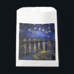 Vincent Van Gogh Starry Night Over The Rhone Favour Bag<br><div class="desc">Vincent Van Gogh Starry Night Over the Rhone Starry Night Over the Rhone (September 1888) is one of Vincent van Gogh's paintings of Arles at night time in Arles. It was painted at a spot on the bank of the Rhone River that was only a one or two-minute walk from...</div>