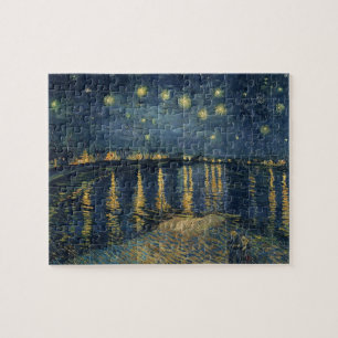 Vincent van Gogh   Starry Night Over the Rhone Jigsaw Puzzle