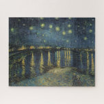 Vincent van Gogh | Starry Night Over the Rhone Jigsaw Puzzle<br><div class="desc">The Starry Night,  1888 | by Vincent van Gogh | Art Location: Musee d'Orsay,  Paris,  France | Dutch Artist | Image Collection Number: XIR60960</div>