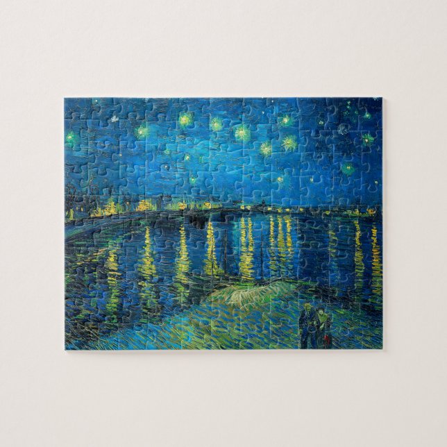 Vincent Van Gogh Starry Night Over The Rhone Jigsaw Puzzle (Horizontal)