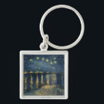 Vincent van Gogh | Starry Night Over the Rhone Keychain<br><div class="desc">Image Collection Number: XIR60960 The Starry Night, 1888 (oil on canvas). Gogh, Vincent van (1853-90) oil on canvas. Musee d'Orsay, Paris, France Giraudon. 1888</div>
