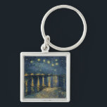 Vincent van Gogh | Starry Night Over the Rhone Keychain<br><div class="desc">Image Collection Number:  XIR60960  The Starry Night,  1888 (oil on canvas). Gogh,  Vincent van (1853-90) oil on canvas. Musee d'Orsay,  Paris,  France Giraudon.  1888</div>