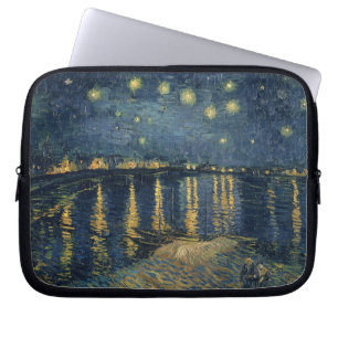 Vincent van Gogh   Starry Night Over the Rhone Laptop Sleeve