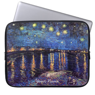 Vincent van Gogh, Starry Night over the Rhone Laptop Sleeve