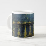 Vincent van Gogh | Starry Night Over the Rhone Large Coffee Mug<br><div class="desc">The Starry Night, 1888 | by Vincent van Gogh | Art Location: Musee d'Orsay, Paris, France | Dutch Artist | Image Collection Number: XIR60960</div>