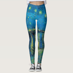 Vincent Van Gogh Starry Night Over the Rhone Leggings