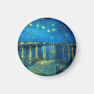 Vincent Van Gogh Starry Night Over The Rhone Magnet