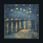 Vincent van Gogh | Starry Night Over the Rhone Magnet<br><div class="desc">Image Collection Number:  XIR60960  The Starry Night,  1888 (oil on canvas). Gogh,  Vincent van (1853-90) oil on canvas. Musee d'Orsay,  Paris,  France Giraudon.  1888</div>