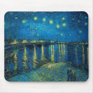 Vincent Van Gogh Starry Night Over the Rhone Mouse Pad