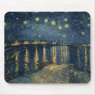 Vincent van Gogh   Starry Night Over the Rhone Mouse Pad