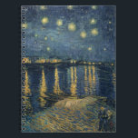 Vincent van Gogh | Starry Night Over the Rhone Notebook<br><div class="desc">Image Collection Number:  XIR60960  The Starry Night,  1888 (oil on canvas). Gogh,  Vincent van (1853-90) oil on canvas. Musee d'Orsay,  Paris,  France Giraudon.  1888</div>