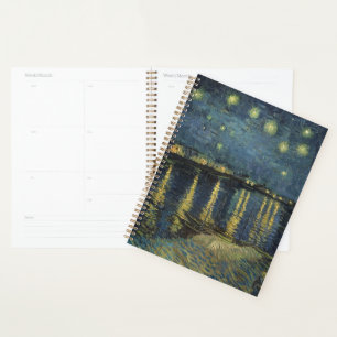 Vincent van Gogh   Starry Night Over the Rhone Planner