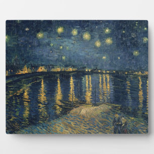 Vincent van Gogh   Starry Night Over the Rhone Plaque